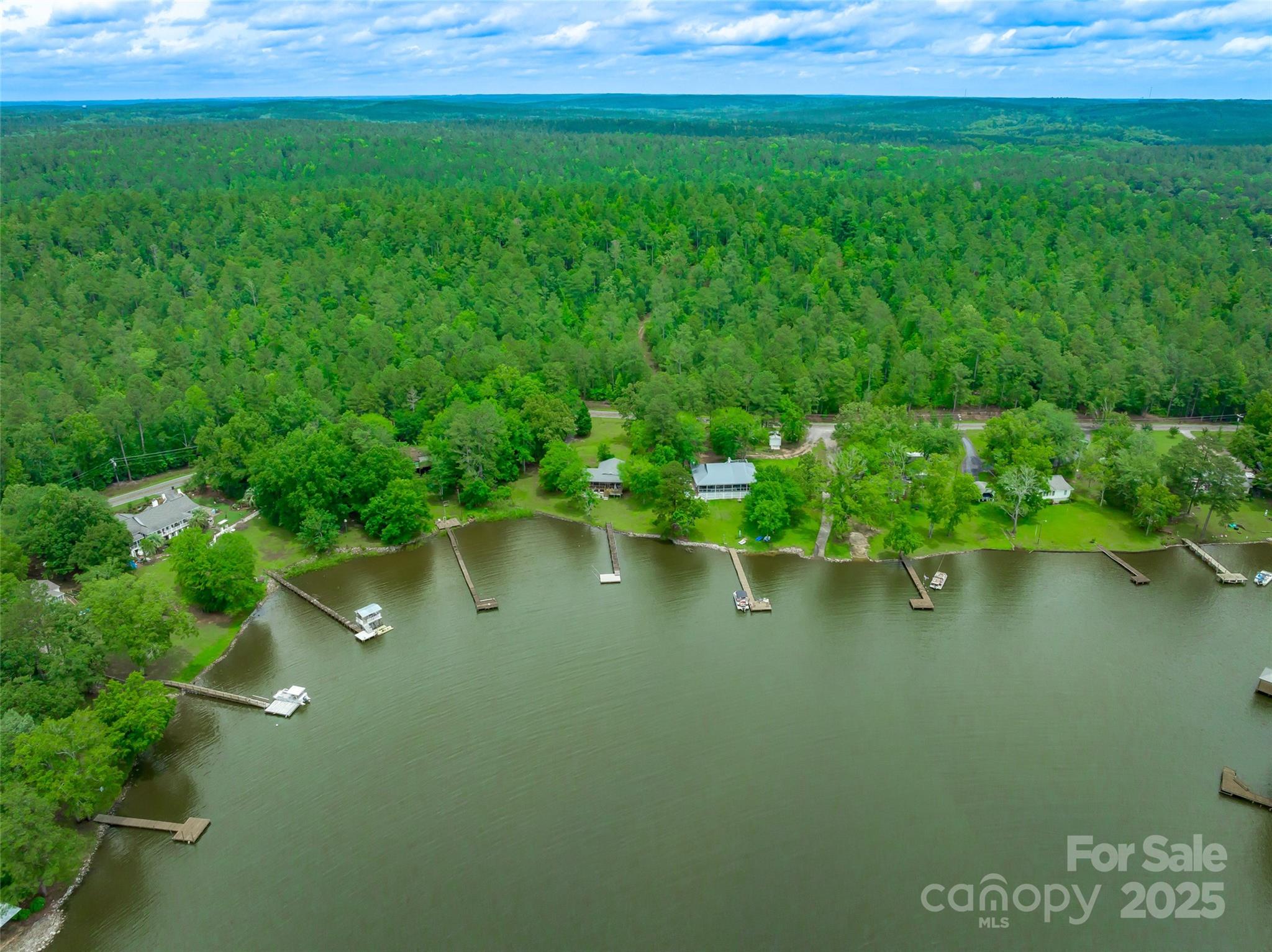 1805 Lake Shore Road Camden, SC 29020 - Photo 5 of 48 a view of a lake with lawn chairs