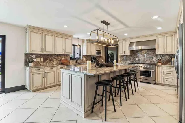 a bathroom with a shower and toilet