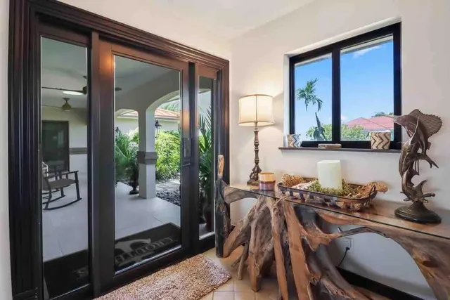 a room with furniture and window