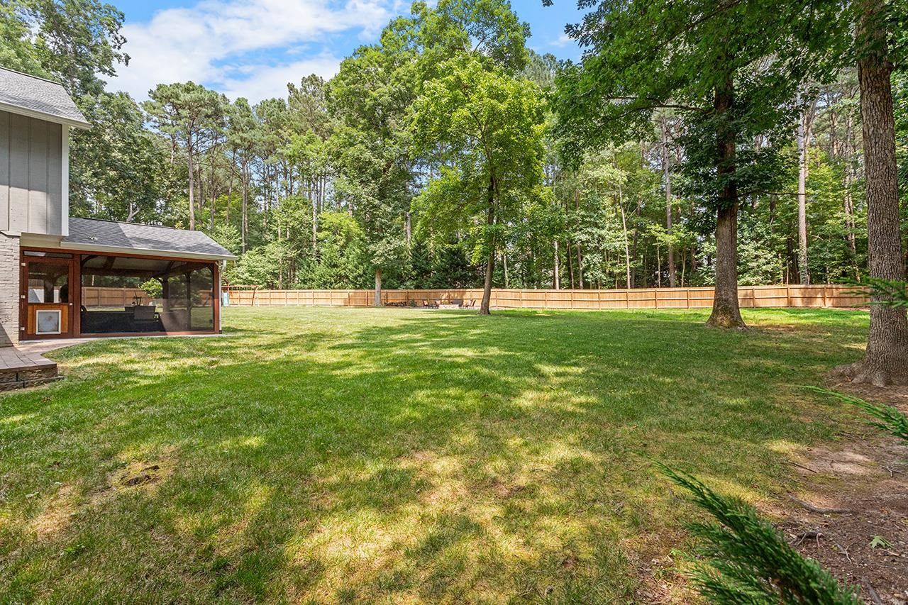 124 Bayleaf Drive Raleigh, NC 27615 - Photo 37 of 40 Large Flat Backyard