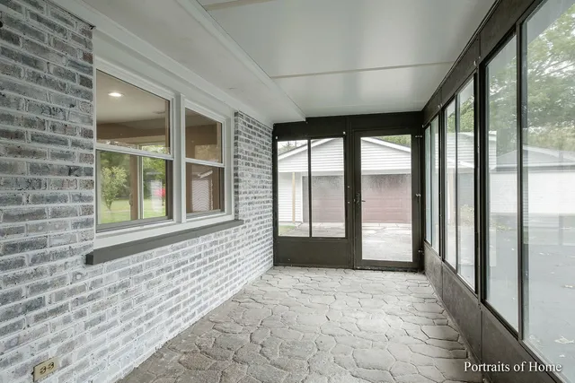 a view of an entryway