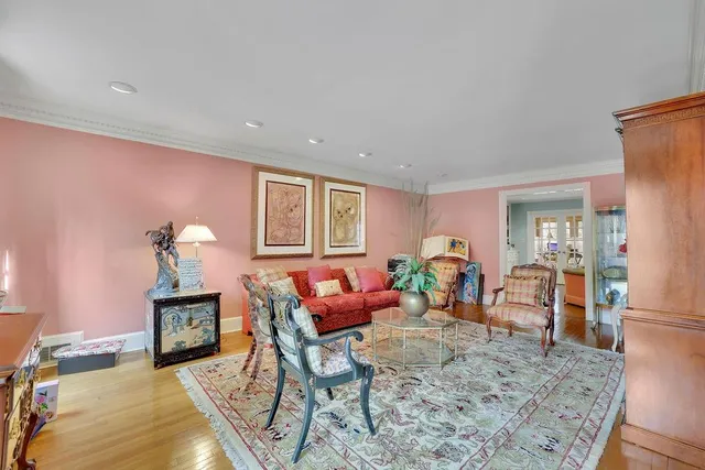 a outdoor space with furniture