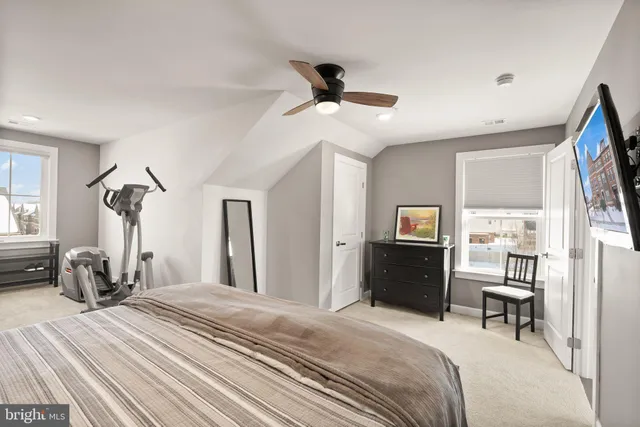 a view of a park with sitting area