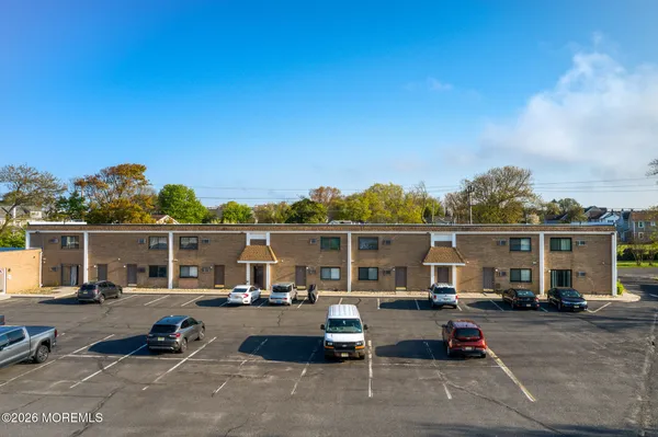 a view of a terrace with chairs