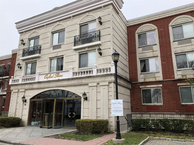 a front view of a building