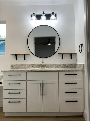 a view of an empty room