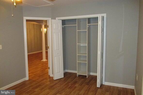 7102 Greenbank Road Baltimore, MD 21220 - Photo 19 of 30 an empty room with wooden floor & closet
