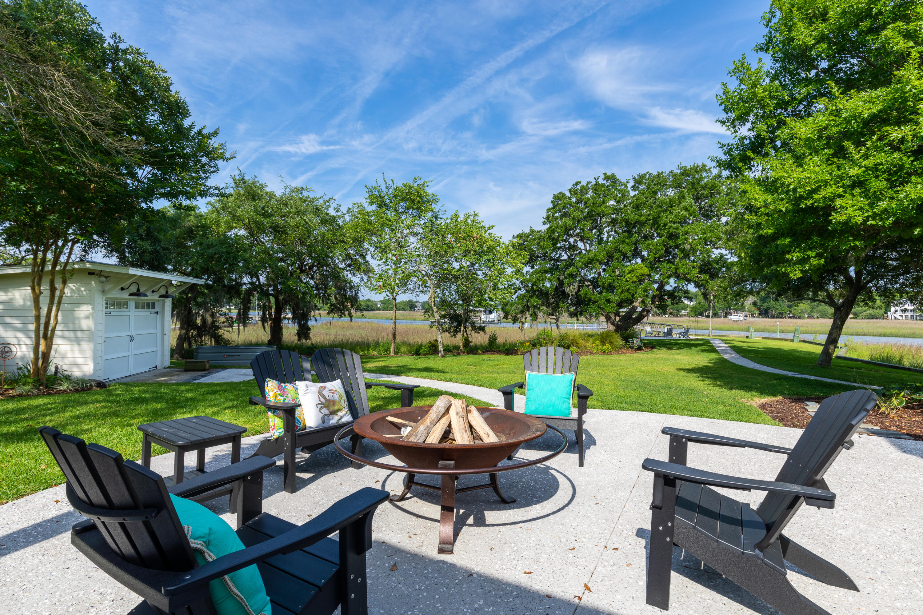 1259 South Barksdale Road Mount Pleasant, SC 29464 - Photo 35 of 91 Tabby Patio + Detached Shed