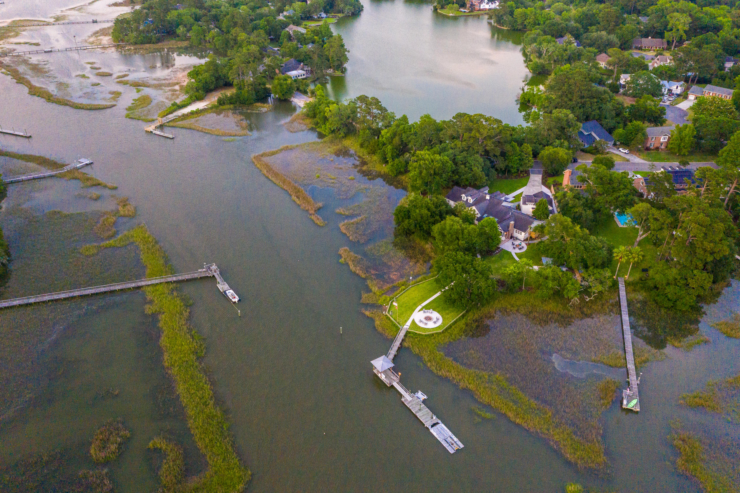 1259 South Barksdale Road Mount Pleasant, SC 29464 - Photo 86 of 91 Lake Wakendaw in the Front Yard