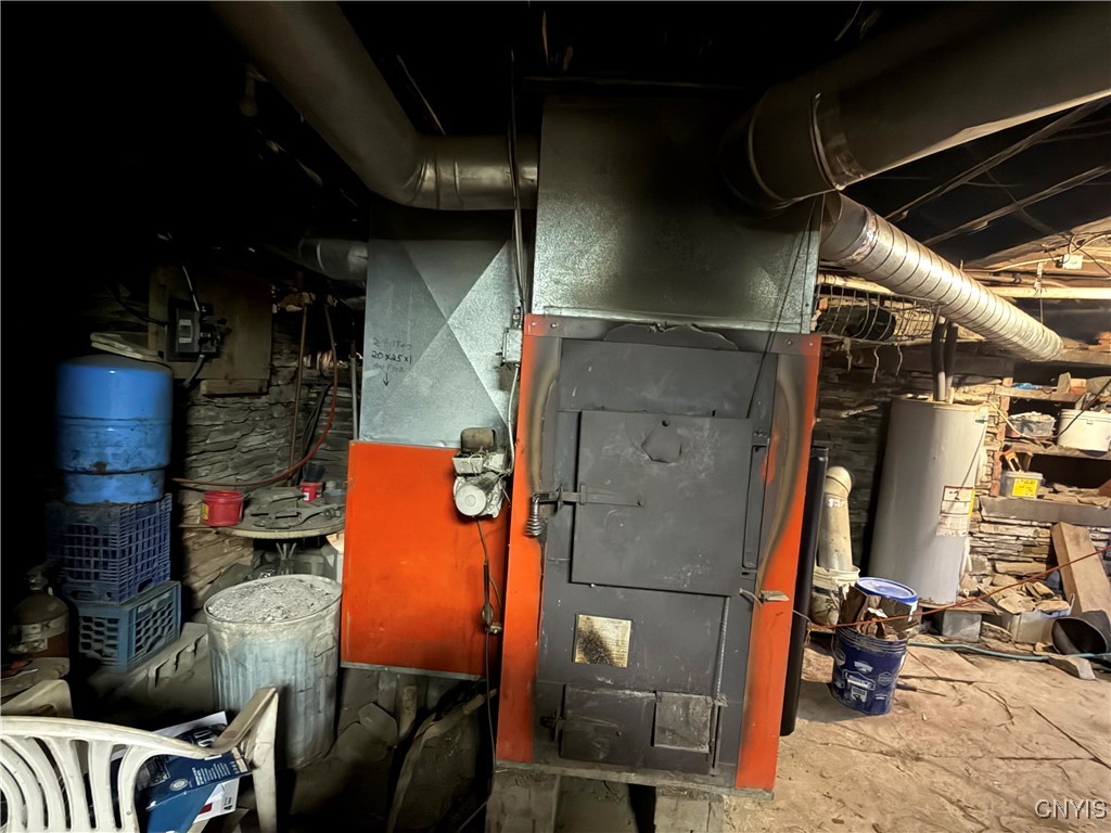 441 Neal Road Lincklaen, NY 13124 - Photo 32 of 49 furnace is 3 in 1 , wood, coal and fuel oil