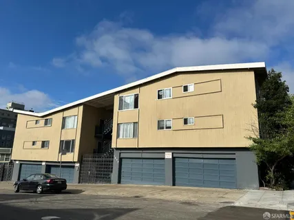 a front view of a building