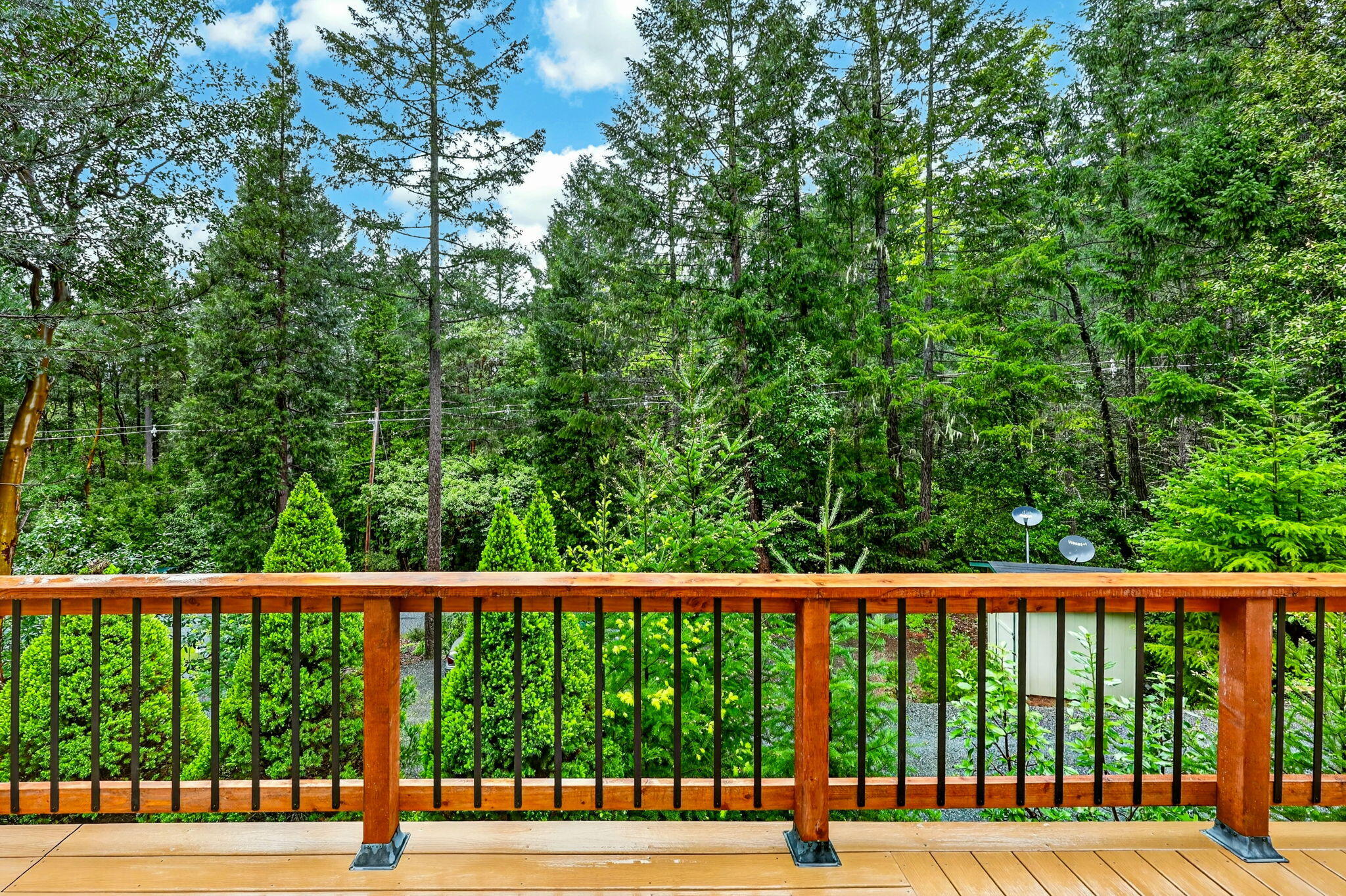 5445 Thompson Creek Road Selma, OR 97538 - Photo 10 of 57 a view of a street from a balcony