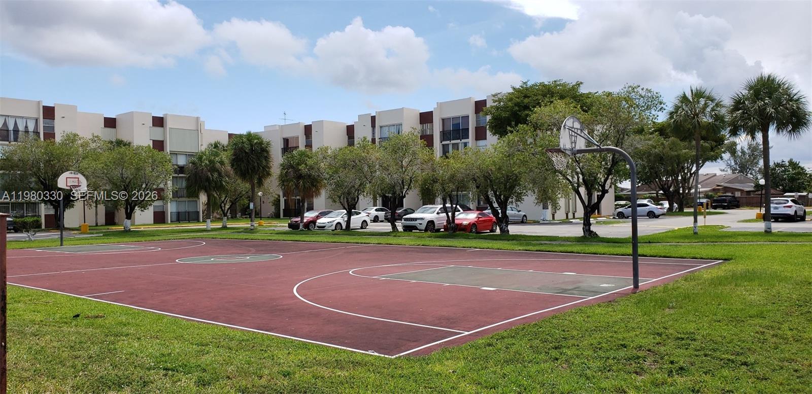 9441 Southwest 4th Street, Unit 302 Miami, FL 33174 - Photo 20 of 24 a view of a basketball court