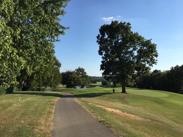 1441 Governors Ridge Franklin, TN 37064 - Photo 4 of 23 View of cart path and golf course, lake in the distance!