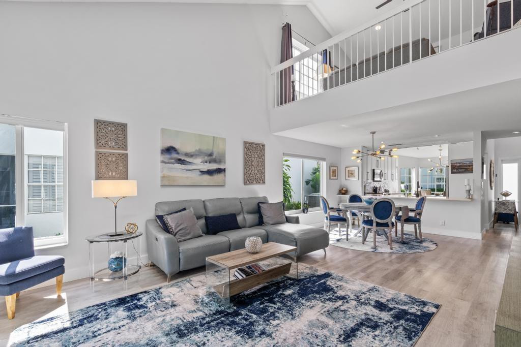 17082 Boca Club Boulevard, Unit 6 Boca Raton, FL 33487 - Photo 12 of 54 Living Room and Loft
