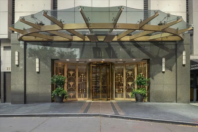 a view of a door of the house