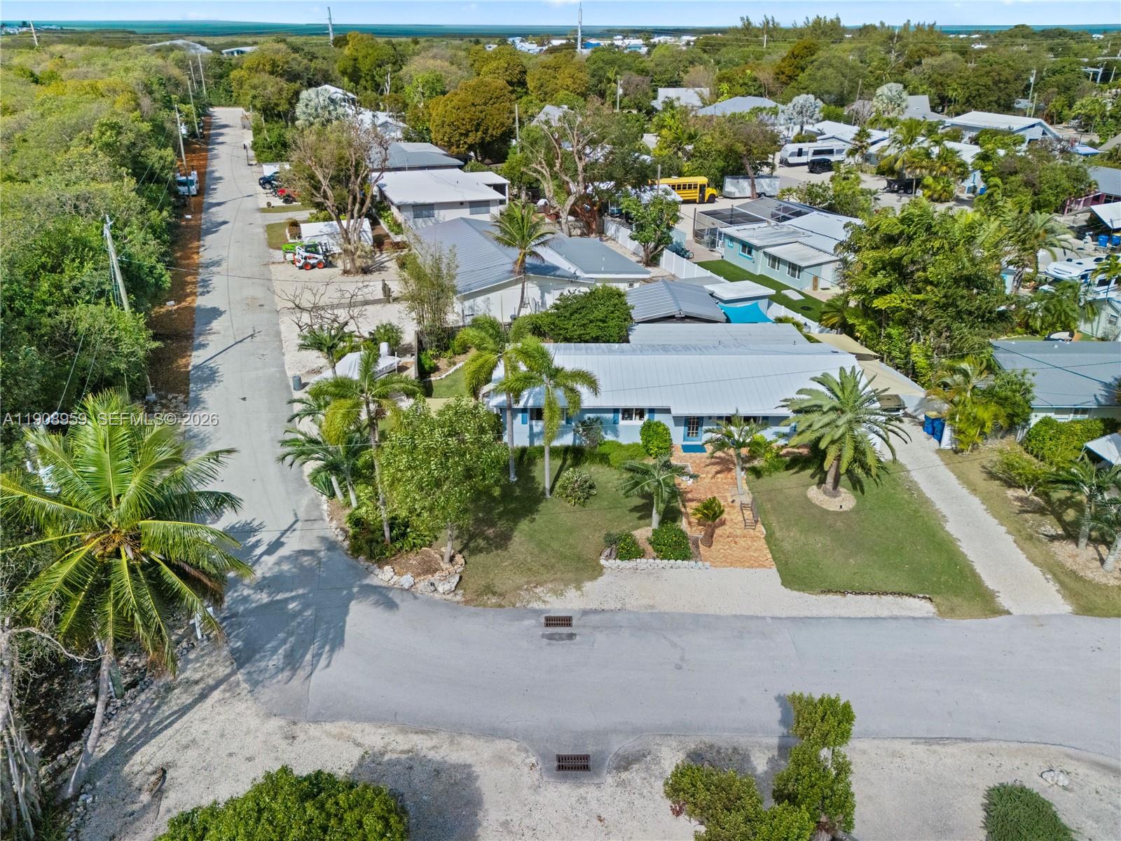 160 Ridge Street Tavernier, FL 33070 - Photo 22 of 24 an aerial view of residential houses with outdoor space