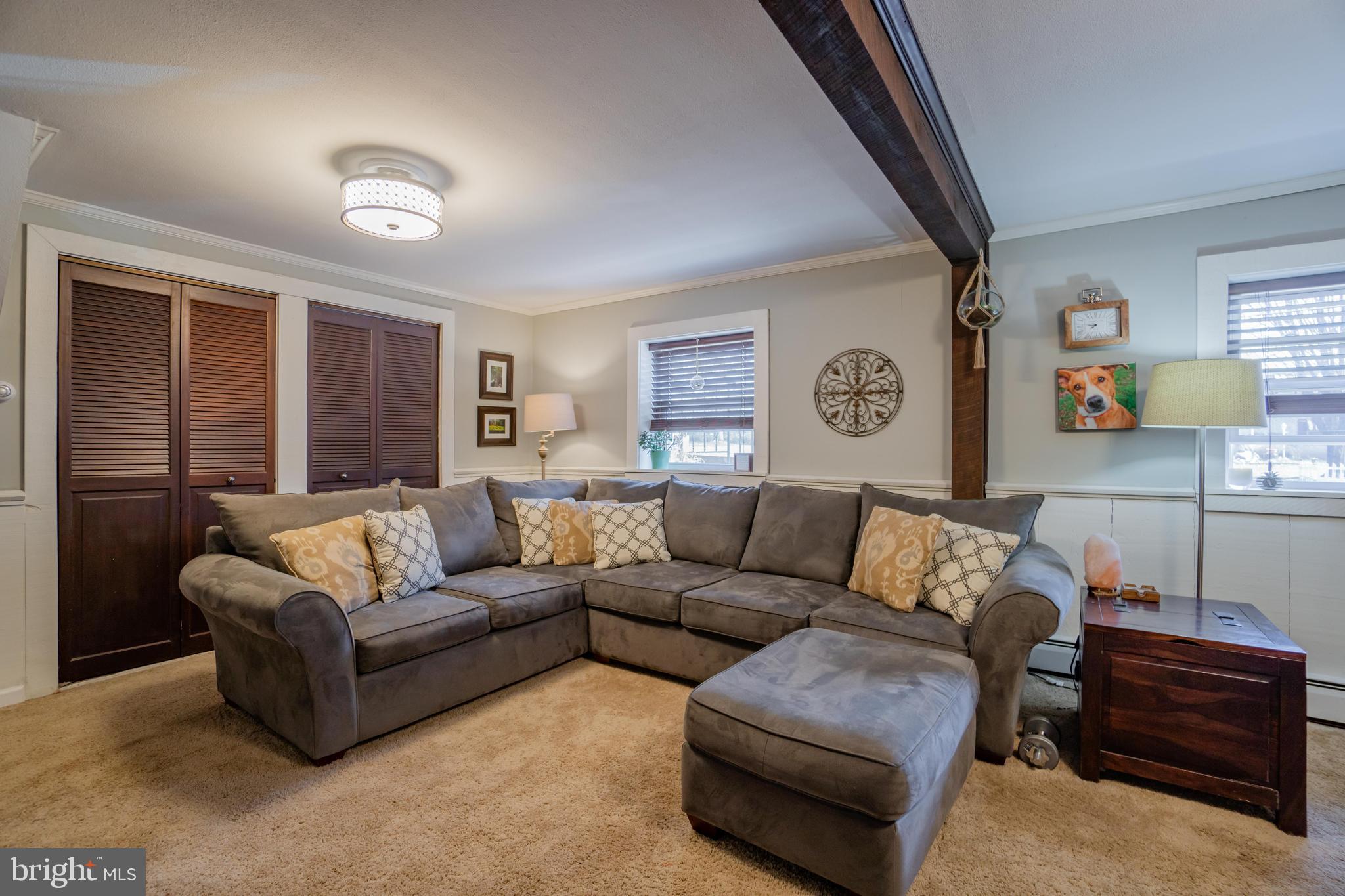 334 Schoolhouse Road Pottstown, PA 19465 - Photo 18 of 40 Family room with wood beames