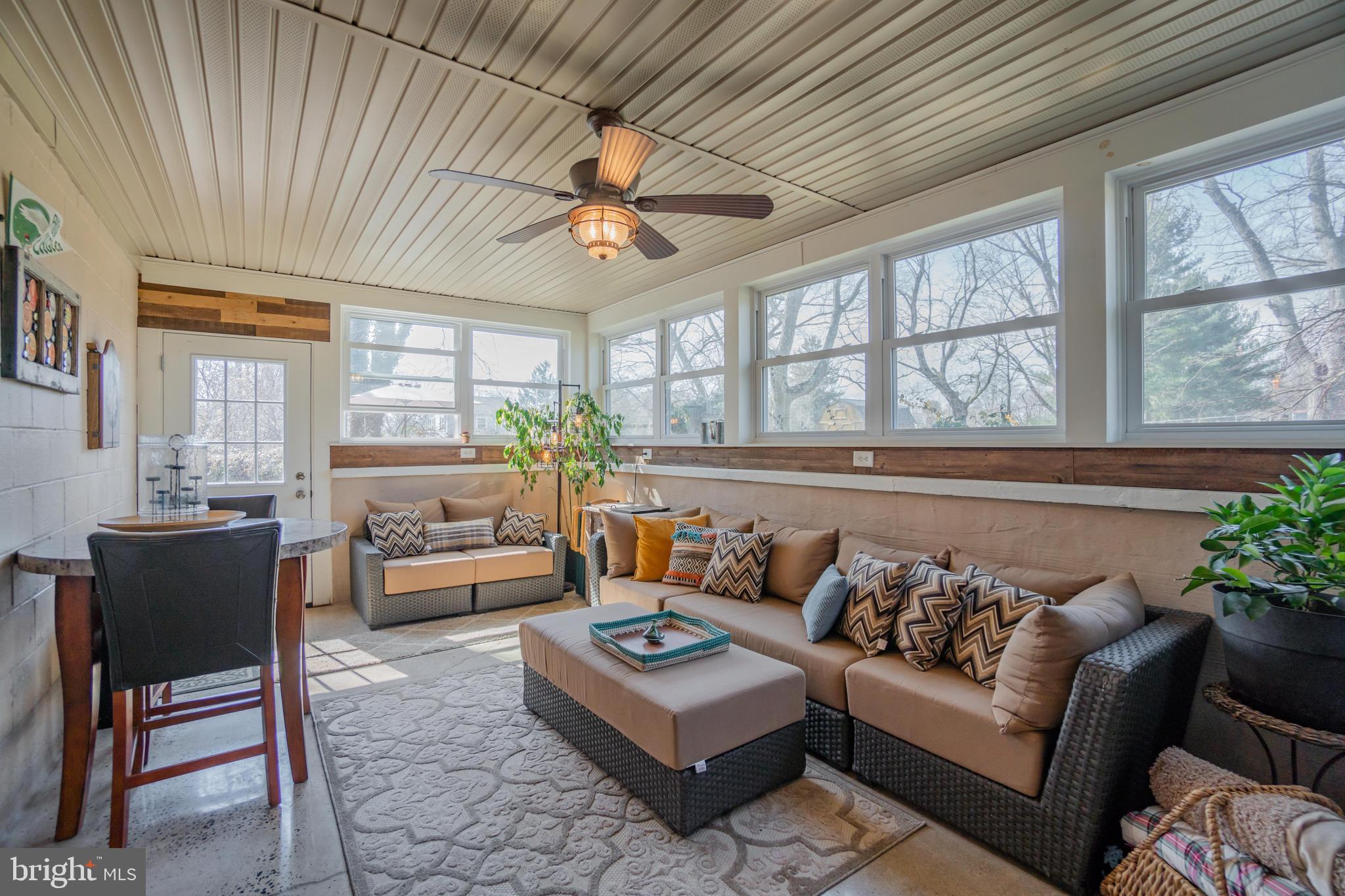 334 Schoolhouse Road Pottstown, PA 19465 - Photo 21 of 40 Sunroom with ceiling fan