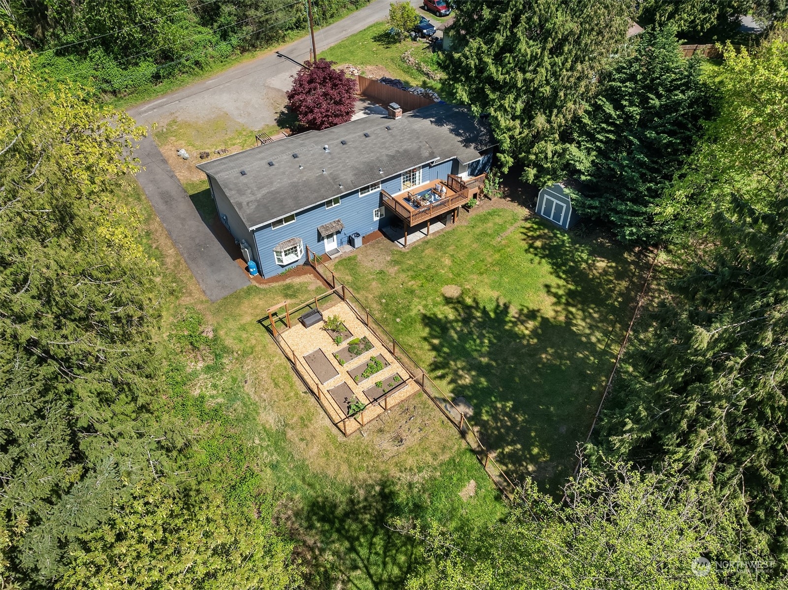 20211 Southeast 157th Street Renton, WA 98059 - Photo 30 of 38 an aerial view of residential house with outdoor space