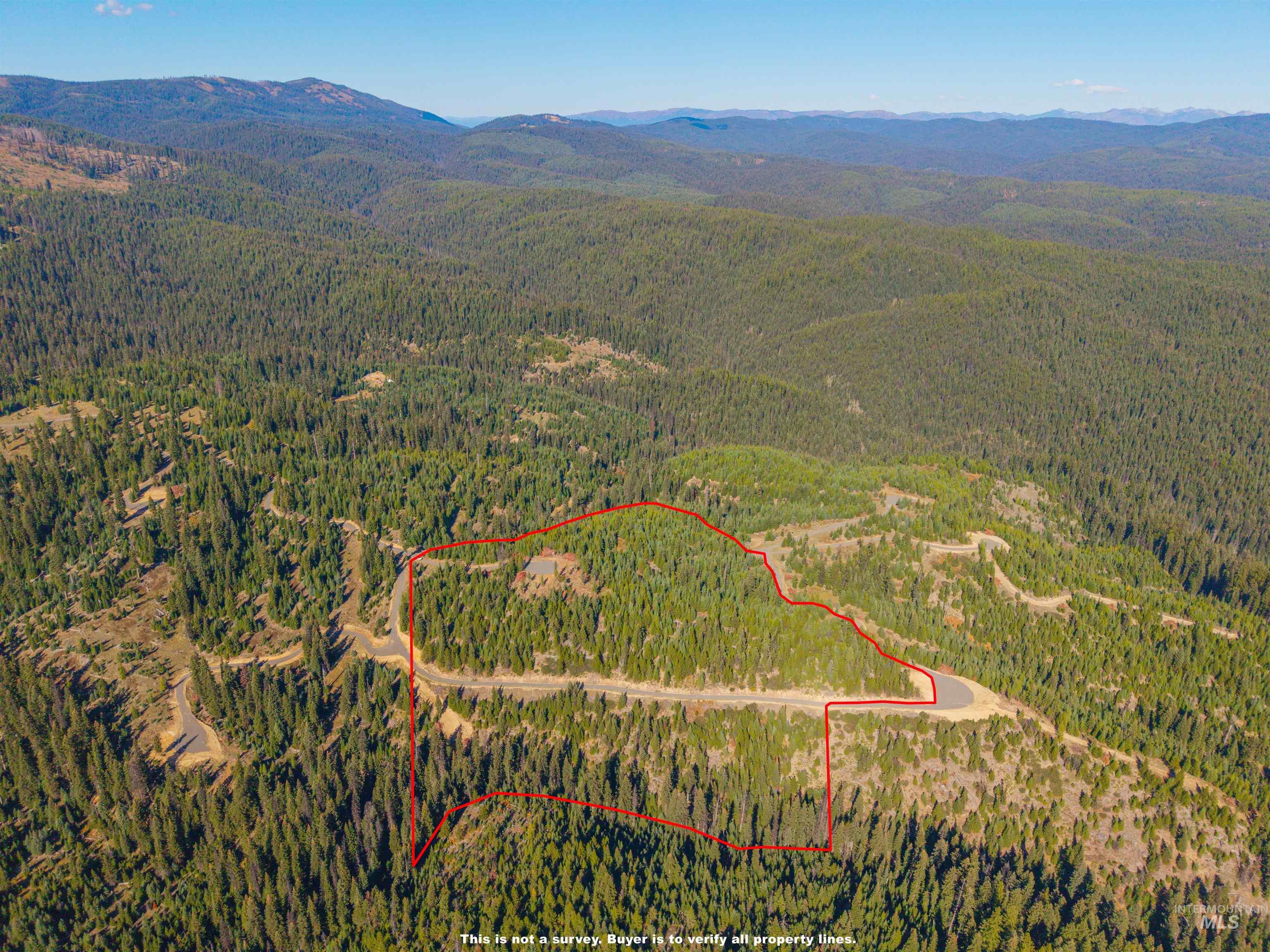 6 Tree Farm Trails Road Elk City, ID 83525 - Photo 1 of 13 View of property location featuring a mountainous background and property parcel outlined