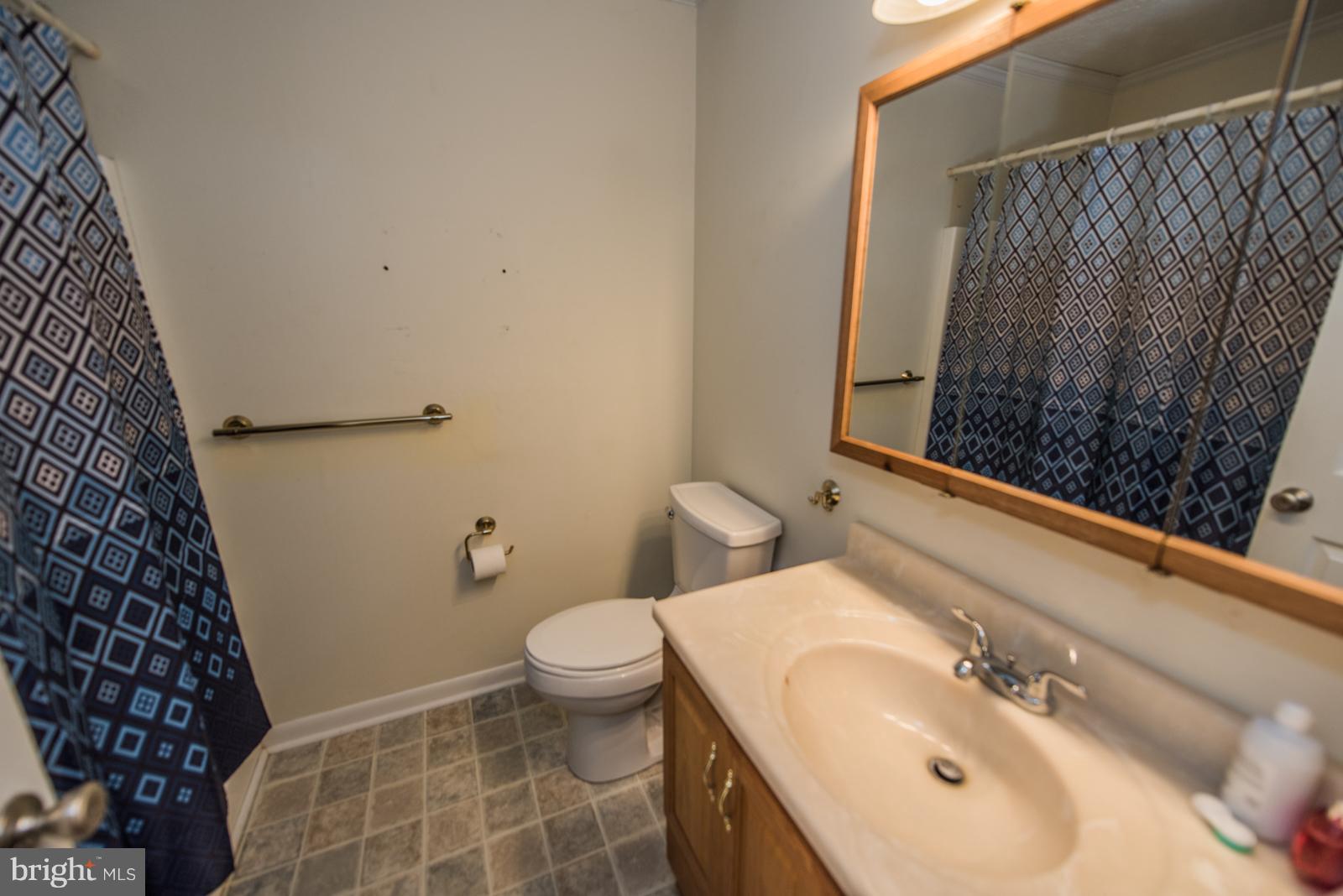 276 Grove Farm Road Front Royal, VA 22630 - Photo 14 of 30 a bathroom with a sink and a mirror