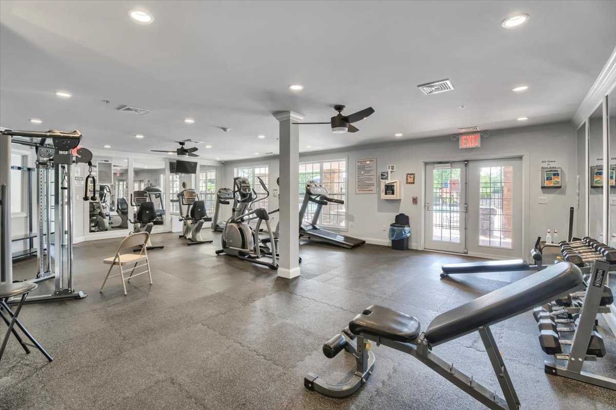 35 Farmington Road Wappinger, NY 12590 - Photo 25 of 28 a room with gym equipment and a large window