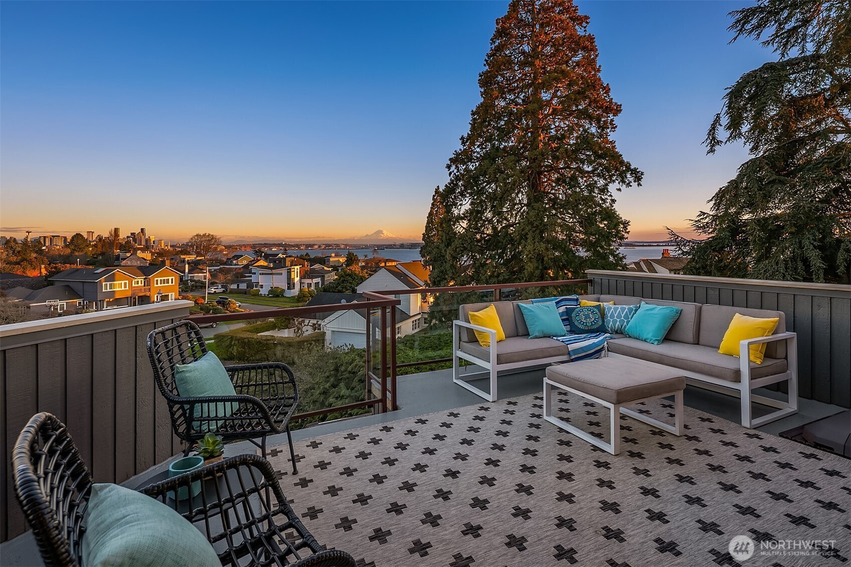 2016 Constance Drive West Seattle, WA 98199 - Photo 28 of 40 a balcony with chairs and with table