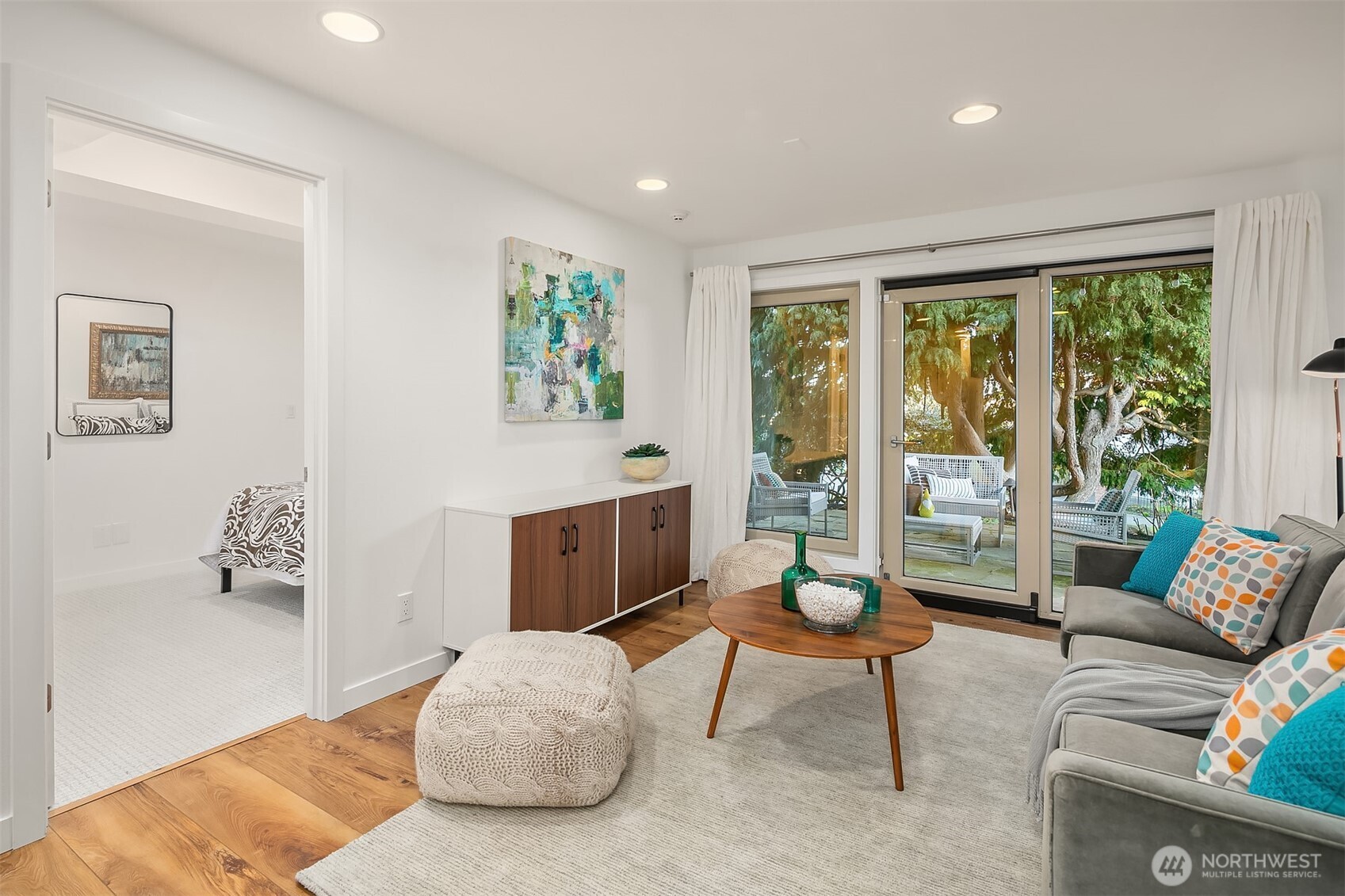 2016 Constance Drive West Seattle, WA 98199 - Photo 33 of 40 a living room with furniture and a large window