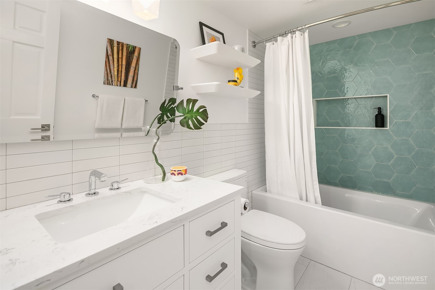 2016 Constance Drive West Seattle, WA 98199 - Photo 35 of 40 a bathroom with a sink toilet and shower