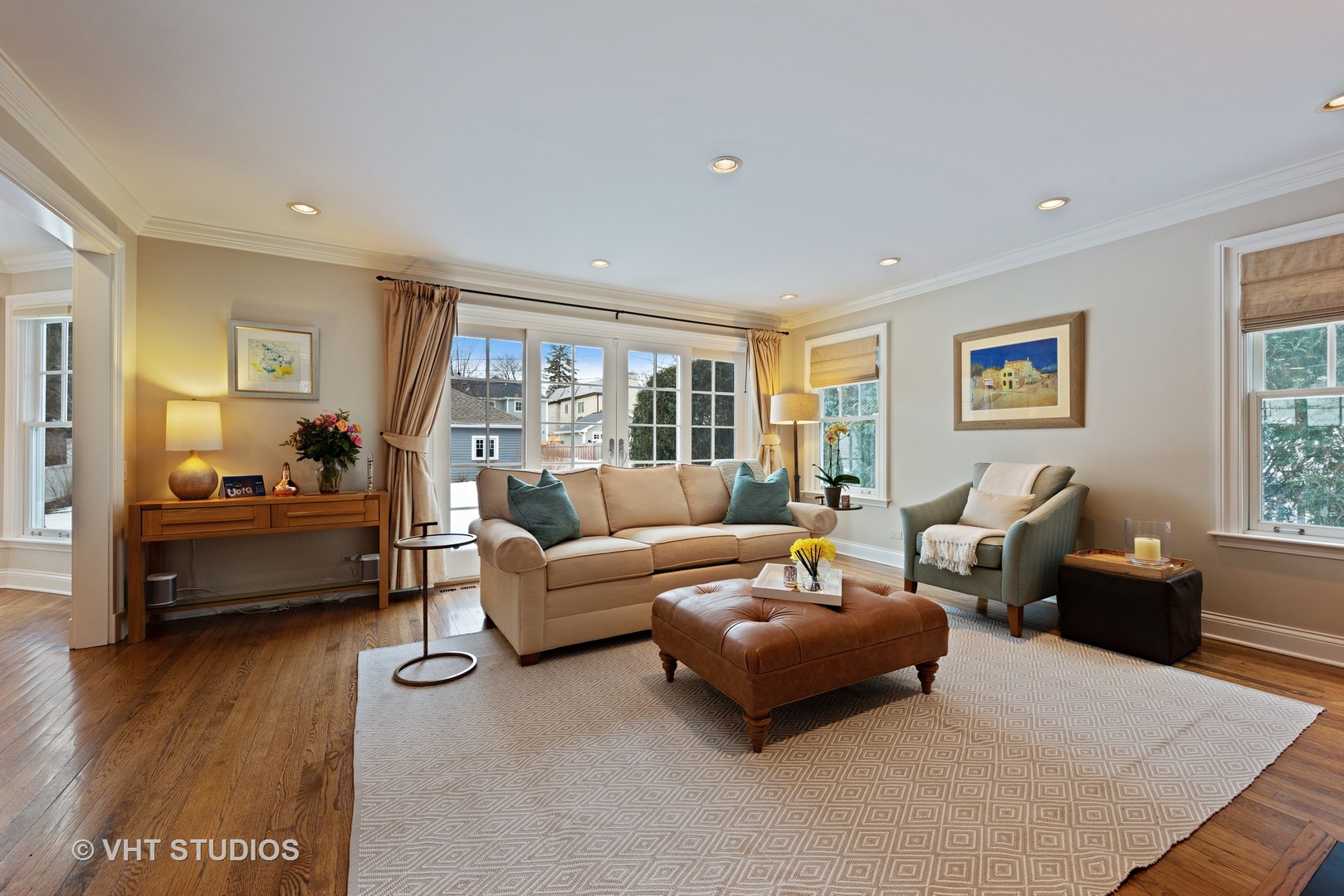 1075 Elm Street Winnetka, IL 60093 - Photo 13 of 40 a living room with furniture and a window