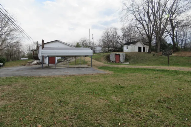 a view of a small house