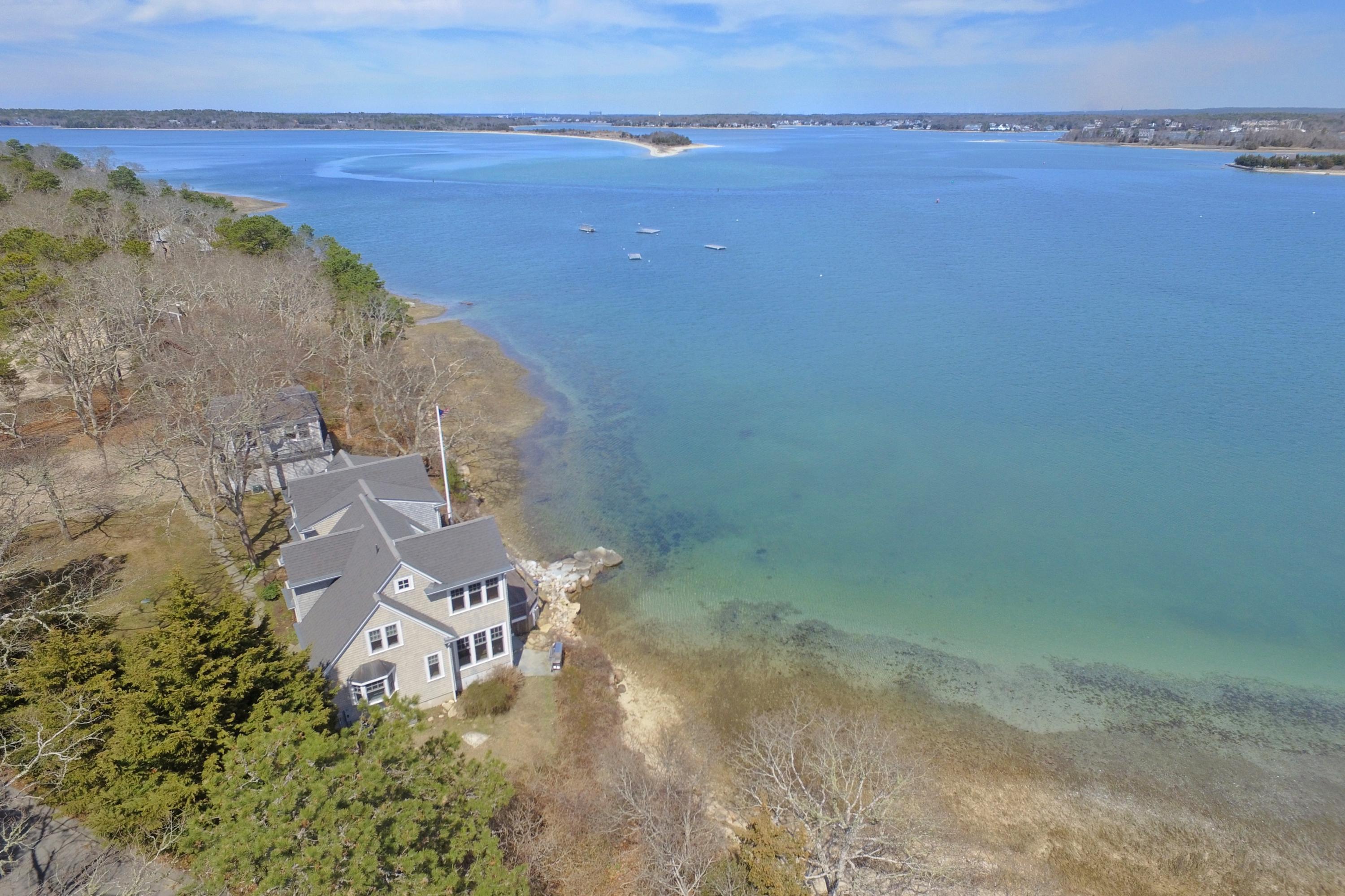 352 Scraggy Neck Road Cataumet, MA 02534 - Photo 26 of 36 a view of a lake from balcony