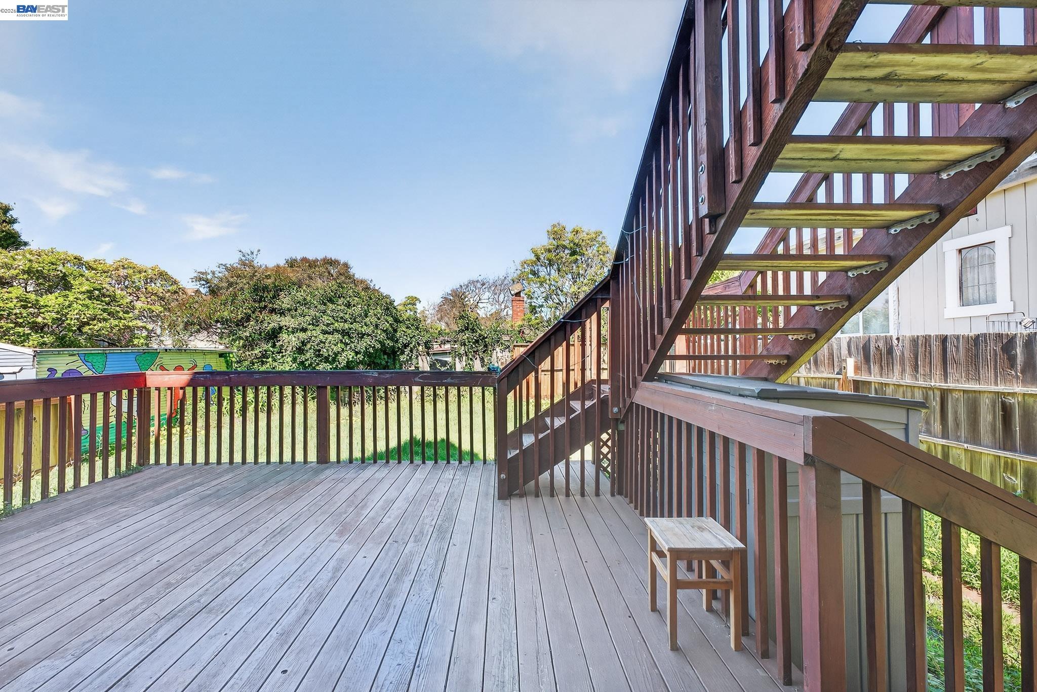 1835 Prince Street, Unit A Berkeley, CA 94703 - Photo 18 of 23 a view of balcony with wooden floor and fence