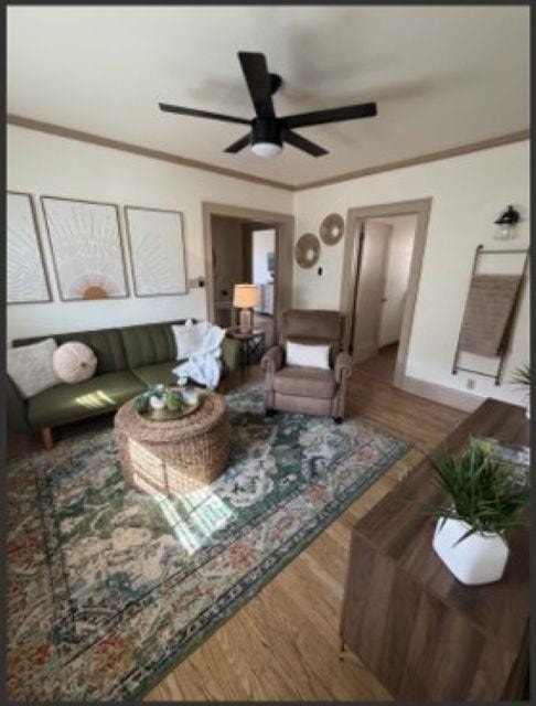 718 Seminary Street Rockford, IL 61104 - Photo 6 of 18 a living room with furniture and wooden floor