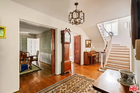 a view of a hallway with interior of the house