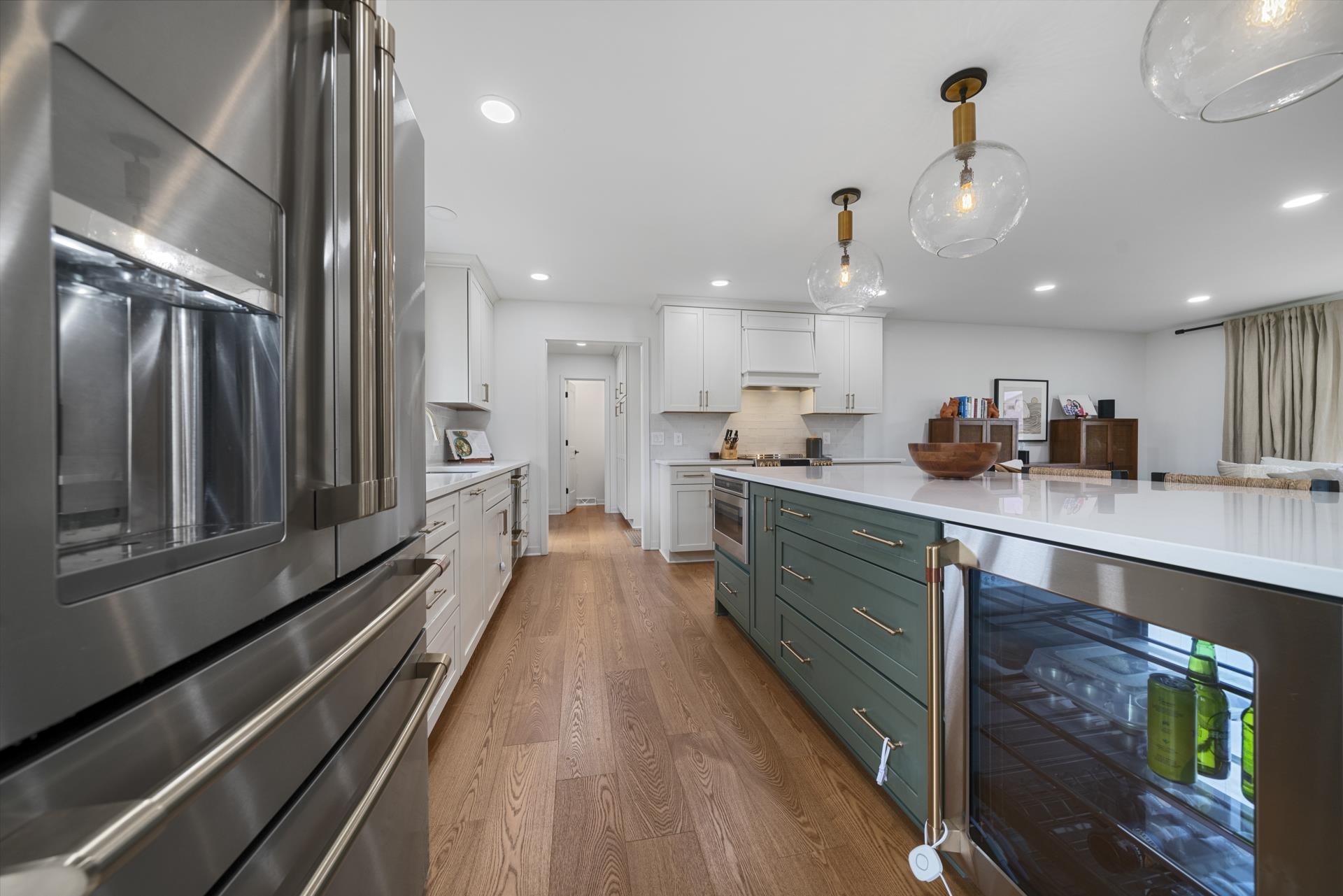 3075 East Water Road Byron, IL 61010 - Photo 13 of 46 a kitchen with lots of counter space and stainless steel appliances