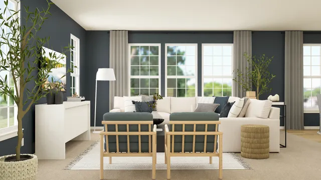 a balcony with furniture and outdoor view