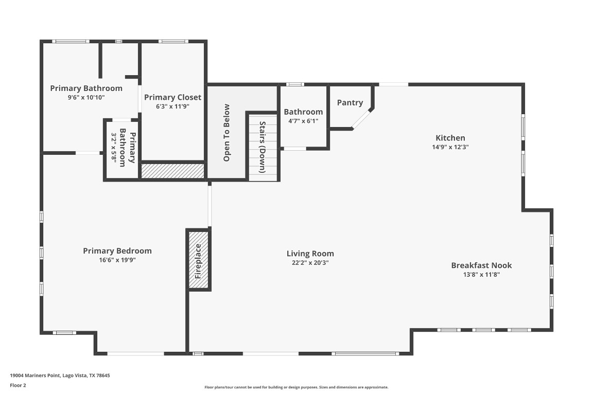 19004 Mariners Point Lago Vista, TX 78645 - Photo 21 of 23 a picture of a wall with a white wall and a white wall
