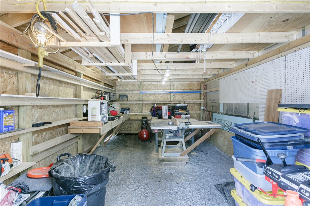495 Coldwater Road Gates, NY 14624 - Photo 35 of 48 Inside look at the shed/workshop addition