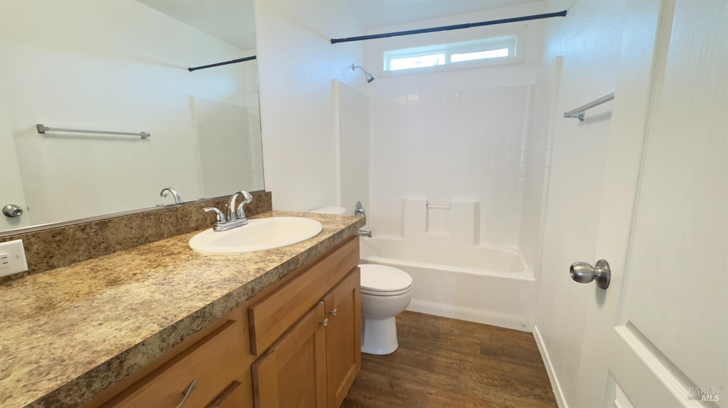 15320 Trinity Road Cobb, CA 95426 - Photo 6 of 11 a bathroom with a granite countertop sink toilet and shower