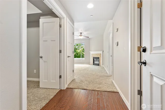 a view of an empty room