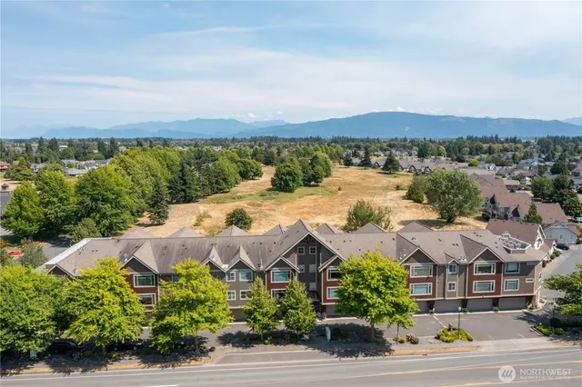 an aerial view of residential house with outdoor space