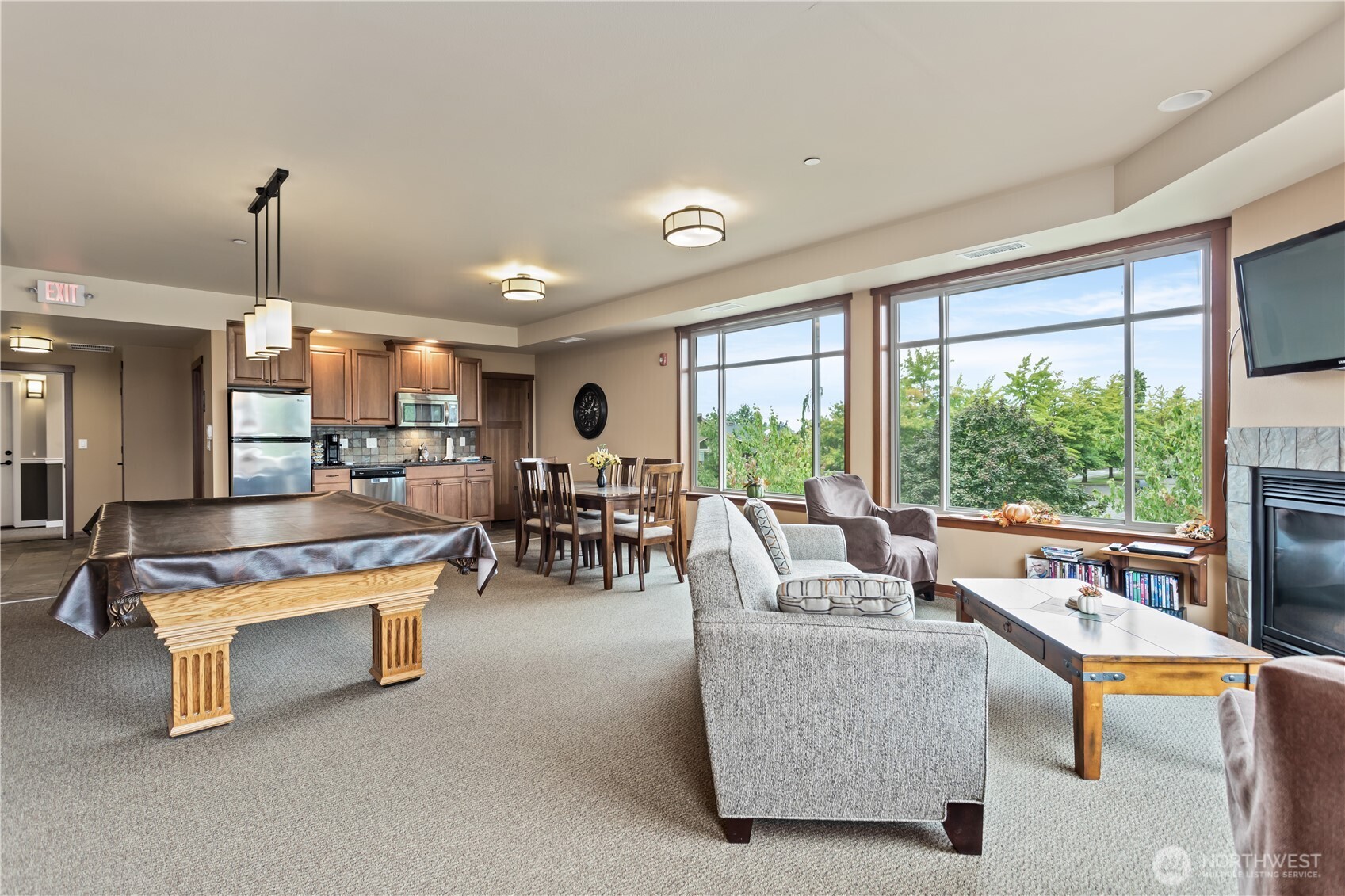8780 Depot Road, Unit 207 Lynden, WA 98264 - Photo 33 of 37 a living room with furniture and a large window
