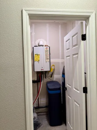 a view of closet area