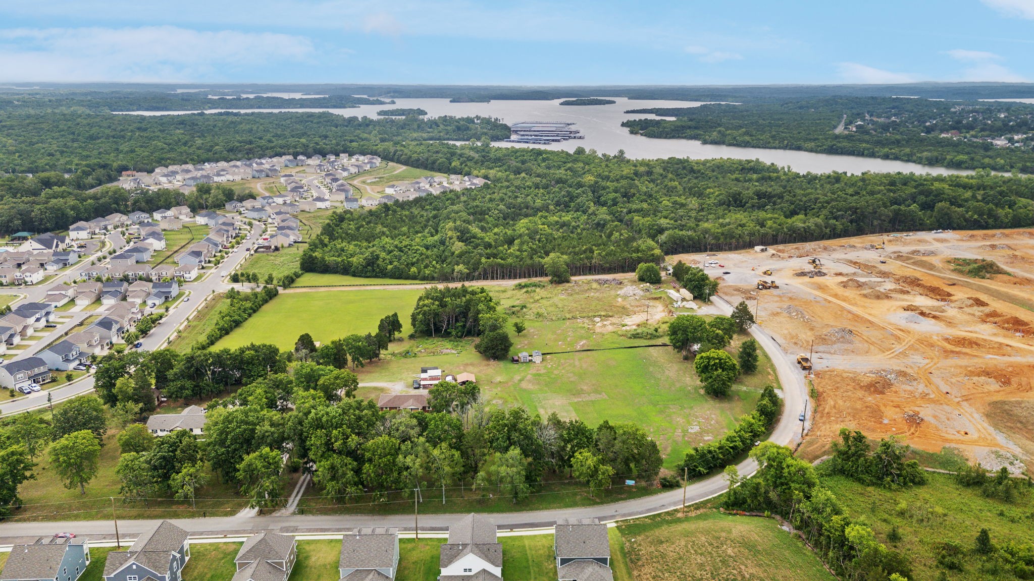 4414 Maxwell Road Antioch, TN 37013 - Photo 4 of 11 an aerial view of a house with a yard and lake view