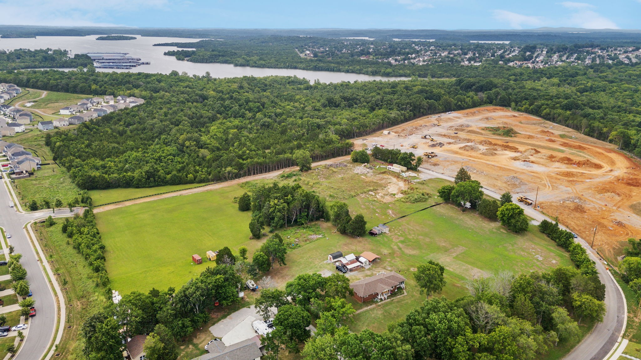 4414 Maxwell Road Antioch, TN 37013 - Photo 10 of 11 an aerial view of a house with a yard and lake view
