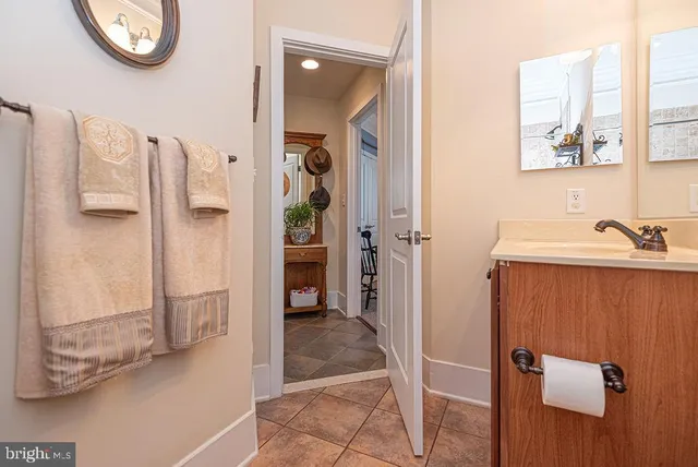 a kitchen with lots of counter top space