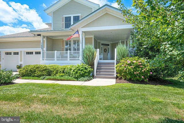 a view of a house with potted plants