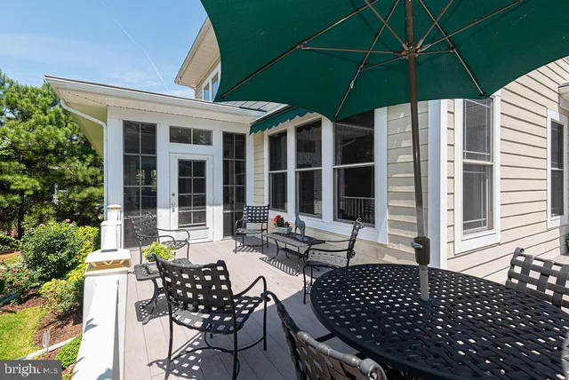 a view of a golf course with a garden